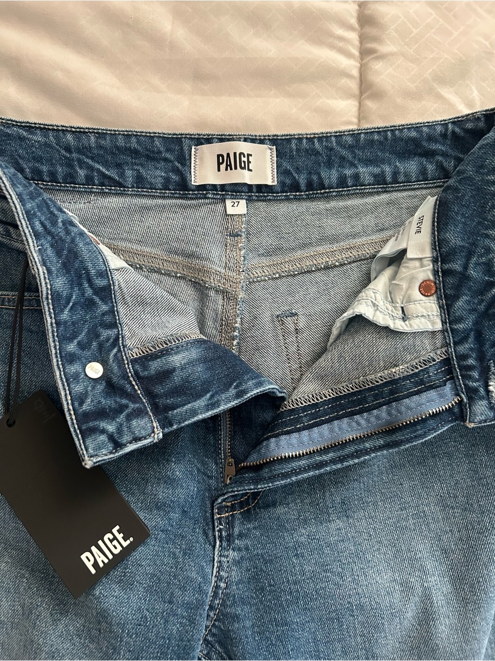PAIGE Stevie High Rise Straight Jeans - Picture 7 of 7